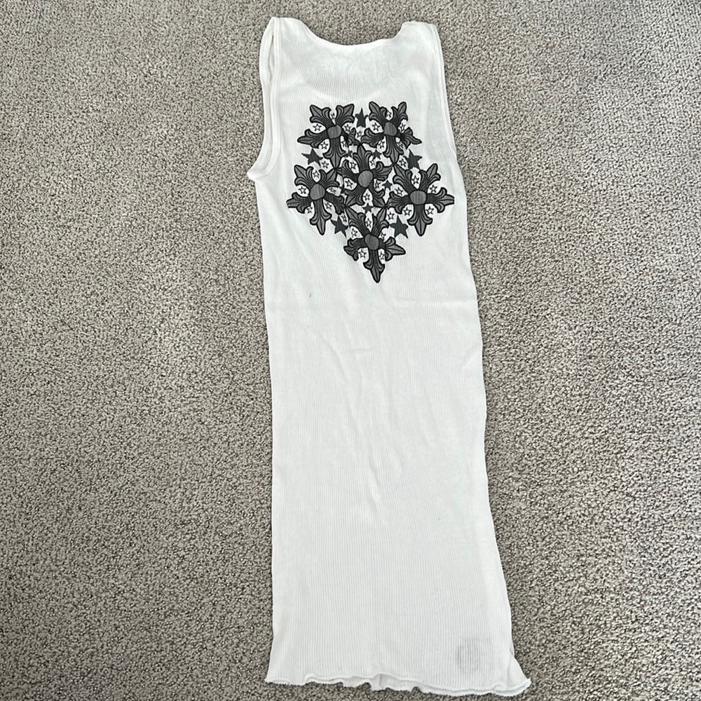 Chrome hearts white tank top